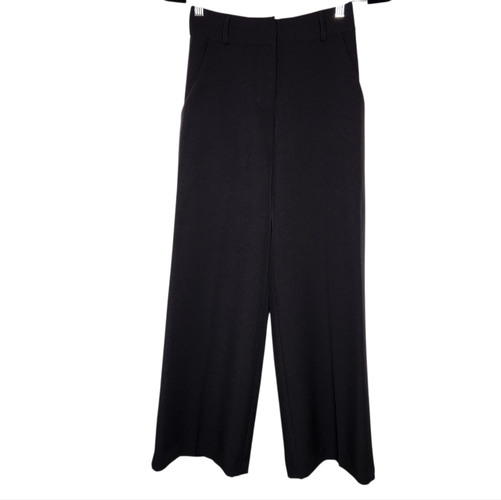 NEW Evereve Alison Joy Frankie Black Wide Leg Pants Size XS